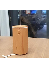 Máy xông tinh dầu xe ô tô vân gỗ cao cấp chuyên dụng, Máy khuếch tán tinh dầu xe hơi lan tỏa hương thơm, khử mùi và trang trí cho xe