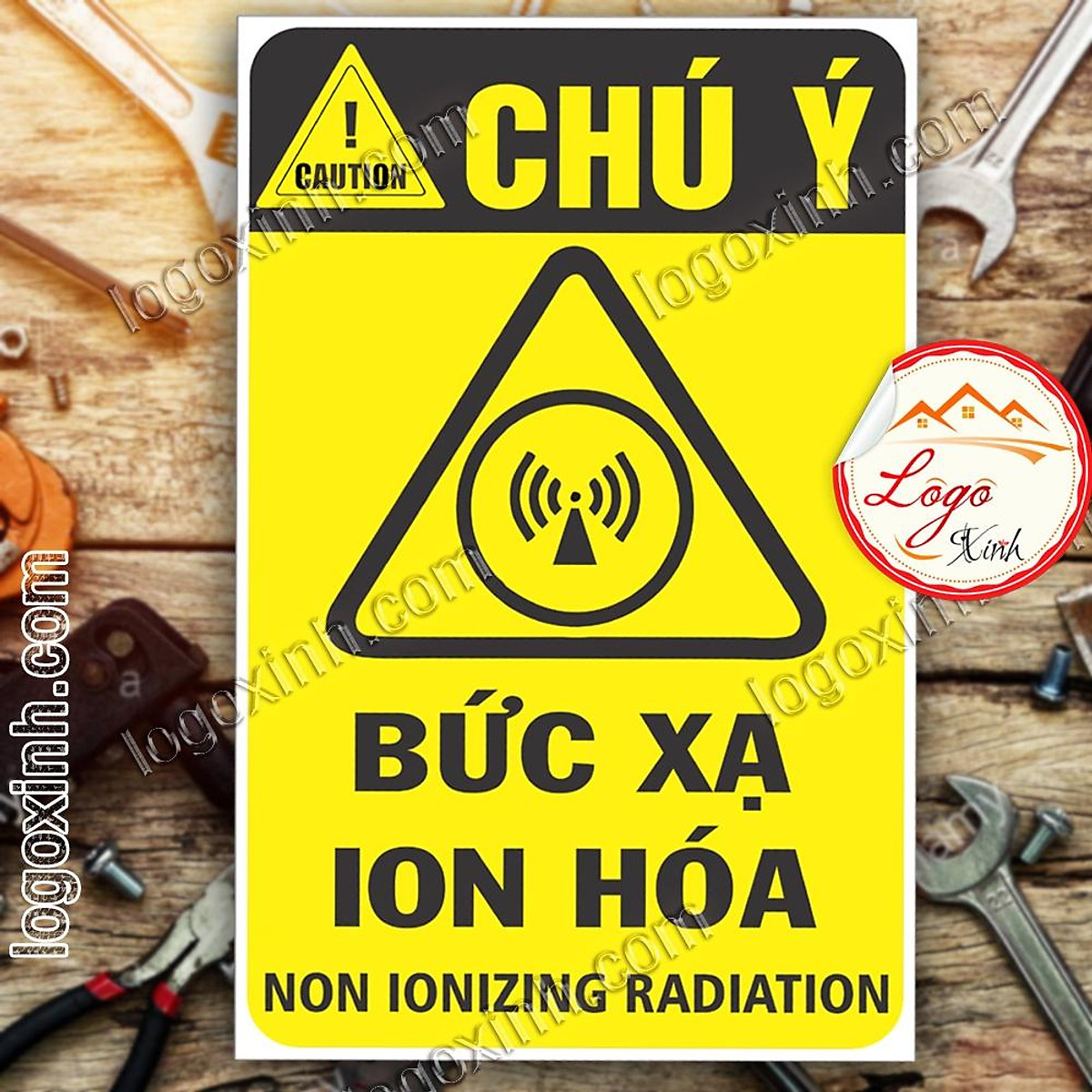 Logo Tem Sticker C Nh B O B C X Ion H A Non Ionizing Radiation Bi N