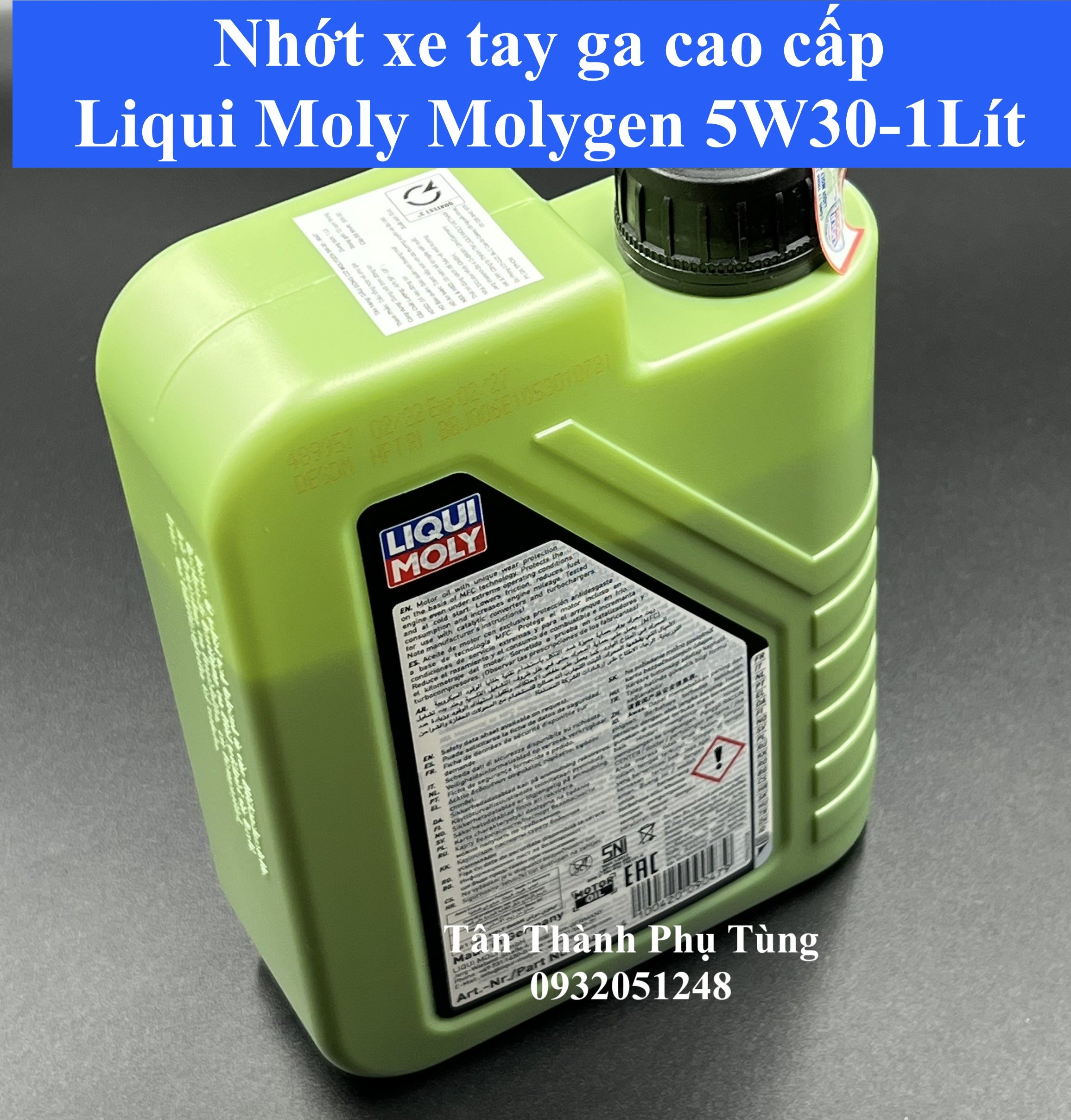 Nhớt dành cho xe tay ga Liqui Moly Molygen 5W30-1Lít