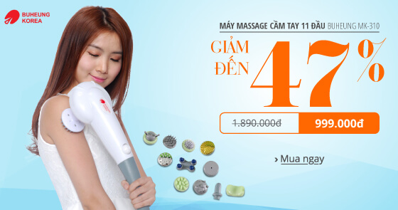 Máy massage 11 đầu Buhueng