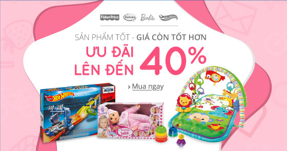 Sản phẩm tốt giá còn tốt hơn ưu đãi lên đến 40%