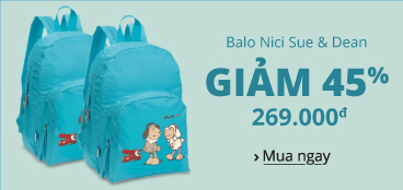 Balo Nici Sue & Dean giảm 45%