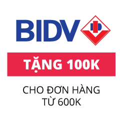BIDV tặng 100k cho đơn hàng từ 600k