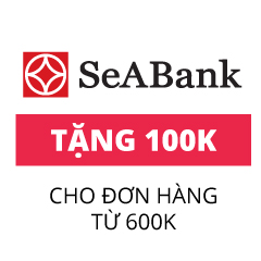 SeABank tặng 100k cho đơn hàng từ 600k