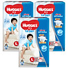 Combo 3 Gói Tã Dán Huggies Dry Gói Cực Đại L68 (68 Miếng) - Bao Bì Mới