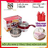 Nơi bán Tặng Kèm Vỉ Hấp Nồi Điện Mini,nồi lẩu 2 Tầng Mini Tặng Kèm Vỉ Hấp Đa Năng, Chiên, Hấp, Lẩu, Rán Siêu Tiện Dụng