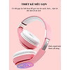 Tai nghe chụp tai Bluetooth 5.0 K6131 Macaron Hỗ Trợ Thẻ Nhớ, Dây 3.5mm, Đài FM