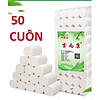 Combo 50 cuốn giấy vệ sinh trắng siêu sạch - ảnh sản phẩm 1