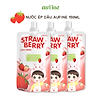 Bộ 3 túi nước ép dâu aufine strawberry juice drink 150ml - ảnh sản phẩm 1