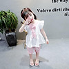 Đồ bộ bé gái xinh vải cotton 4 chiều,thoáng mát,vận động,thấm hụt mồ hôi - ảnh sản phẩm 4