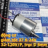 Nơi bán Động cơ giảm tốc 37 6-24V 32-120V/P, trục D 6mm kde2510