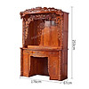 Tủ thờ phật quan âm bằng gỗ gõ đỏ -tu014 - ảnh sản phẩm 3