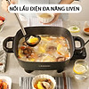 Nơi bán Nồi lẩu điện đa năng Liven DHG-558 dung tích 5.5 lít công suất 1650W Hàng Chính Hãng