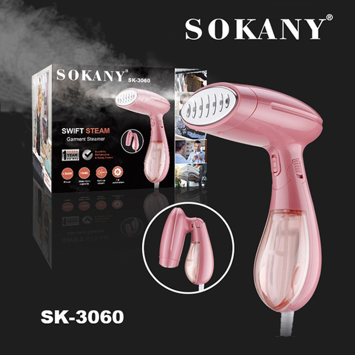 Nơi bán Bàn Ủi Hơi Nước Cầm Tay Sokany 3060 Có Thể Gấp Gọn