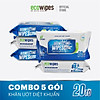 Combo 5 gói khăn ướt diệt khuẩn disinfectingwipes 20 tờ diệt 99 - ảnh sản phẩm 1