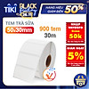 Nơi bán Tem nhiệt tự dính VAYO 50x30mm, cuộn 30m - tem trà sữa, decal nhiệt