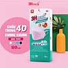 Khẩu trang 3hmask 4d quai tròn hồng- kháng khuẩn cao cấp ôm khít mặt - ảnh sản phẩm 1