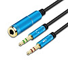 Nơi bán Jack Chuyển Đổi Tai Nghe 3.5mm Sang Audio Và Mic - Jack Gộp Tai Nghe và Mic 3.5mm Cho Laptop, Máy Tính PC