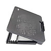 Nơi bán Đế Tản Nhiệt Laptop 2 Fan Có Led - Quạt Tản Nhiệt Laptop Thay Đổi Độ Dốc (Màu Đen)