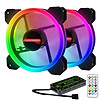 Nơi bán Bộ 2 Fan + Khiển Coolmoon RGB V2