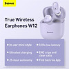 Nơi bán Tai nghe không dây Baseus WM12 TWS Tai nghe Bluetooth 5.1 Tai nghe không dây âm thanh nổi cho iPhone 13 Pro Max Tai nghe chơi game cảm ứng của Samsung Xiaomi