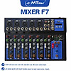 Nơi bán Bàn trộn Mixer F7 USB - 7 kênh cao cấp - Có bluetooth, chống hú tuyệt đối - Chuyên hát livestream, karaoke gia đì