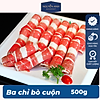 Ba chỉ bò cuộn nguyên anh hàng chuẩn xuất châu âu 500g chỉ giao hcm - ảnh sản phẩm 1