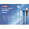 Nơi bán Cáp Sạc Nhanh và Truyền Dữ Liệu VivuMax M10 đầu sạc Micro dành cho (Samsung/Oppo/Xiaomi/Nokia/Realme/Techno/Vsmart ...)