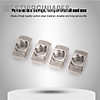 Westvirginia058 100pcs t-slot nut nickel - ảnh sản phẩm 3