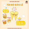 Túi bơ bán lẻ không kèm bánh tráng - abi snack bánh tráng abi - ảnh sản phẩm 1