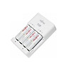 Nơi bán Box sạc kèm 4 pin AA Fujitsu HR-3UTC 1900mAh hàng nội địa box Nhật - made in JAPAN (trắng) Hàng Nhập Khẩu