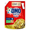 Nước giặt OMO Matic Comfort hương Tinh dầu thơm cho máy giặt cửa trên, xoáy bay vết bẩn, hương thơm bền lâu, túi 3.7kg