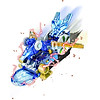 Đồ chơi xe biến hình rồng xanh cuồng phong - screechers wild yw684101 - ảnh sản phẩm 6