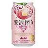 Nước coctail đào 350ml asahi zeitaku shibori momo 350ml alc.4% 24l t - ảnh sản phẩm 1