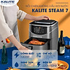 Nơi bán Nồi chiên hơi nước KALITE STEAM 7, công nghệ mới chiên không dầu kết hợp chức năng hấp, màn hình điều khiển cảm ứng, 9 chế độ nấu lập trình sẵn, công suất 1700w, dung tích 7L, hàng chính hãng