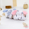 Gối lót chống bẹp đầu cho trẻ sơ sinh runa kids cotton hàn 100% hình tai - ảnh sản phẩm 8