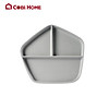 Đĩa chia ngăn melamine cao cấp 2 màu - ảnh sản phẩm 1