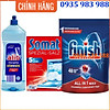 Combo viên rửa bát chén finish 48 viên + muối rửa bát somat 1.2kg + nước - ảnh sản phẩm 1