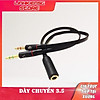 Nơi bán Jack dây chuyển 2 đầu 3.5 audio và Micro ra 1 đầu 3.5 cho PC laptop