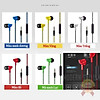 Nơi bán Tai Nghe Điện Thoại nhét tai in ear có kèm Mic Super Bass Dây Bọc Dù Chống Rối Nghe Gọi Qual