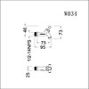 Vòi lạnh gắn tường xi - w034-1 - ảnh sản phẩm 2