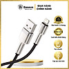 Nơi bán Cáp sạc nhanh,siêu bền Baseus Cafule Metal Series dùng cho iPhone/ iPad (2.4A, USB A to Fast charge Cable ) - Độ ổn định cao - Siêu bề