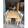 Bộ bàn ăn 4 ghế và 6 ghế mặt bàn gỗ cao su