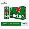 Thùng bia heineken 24 lon cao sleek 330ml lon - ảnh sản phẩm 1