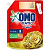 Nước giặt OMO Matic Comfort hương Tinh dầu thơm cho máy giặt cửa trên, xoáy bay vết bẩn, hương thơm bền lâu, túi 3.7kg