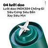 Nơi bán Máy Xay Sinh Tố Cầm Tay Không Dây Cao Cấp Dung Tích 350ML - Cổng Sạc USB - 4 Lưỡi Dao INOX SUS 304 Chống Gỉ - CÓ THỂ XAY HOA QUẢ, ĐÁ, TH