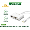 Nơi bán Cáp Mini DisplayPort To HDMI + VGA Ugreen (20421)