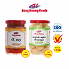 Combo 1 hũ cà pháo ngâm chua ngọt 370g + 1 hũ ớt tươi xay 390g sông hương - ảnh sản phẩm 1