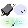 Nơi bán Bộ Chuyển Đổi USB thu Wifi 600Mbps băng tần kép 5GHz không dây, Biến laptop máy bàn thành điểm thu phát wifi tốc đô cao Chuẩn 5G