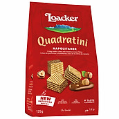 Bánh Xốp Quadratini Kem Hạt Dẻ Loacker 125g